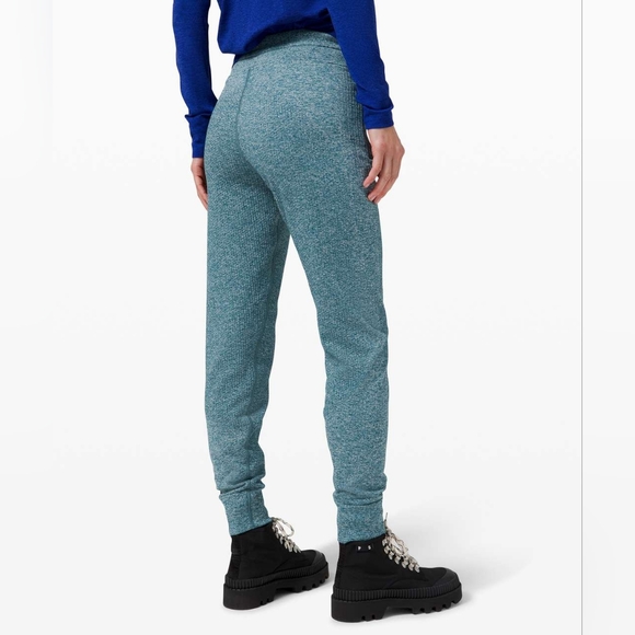 lululemon athletica Pants - Lululemon Engineered Warmth Jogger Submarine / White